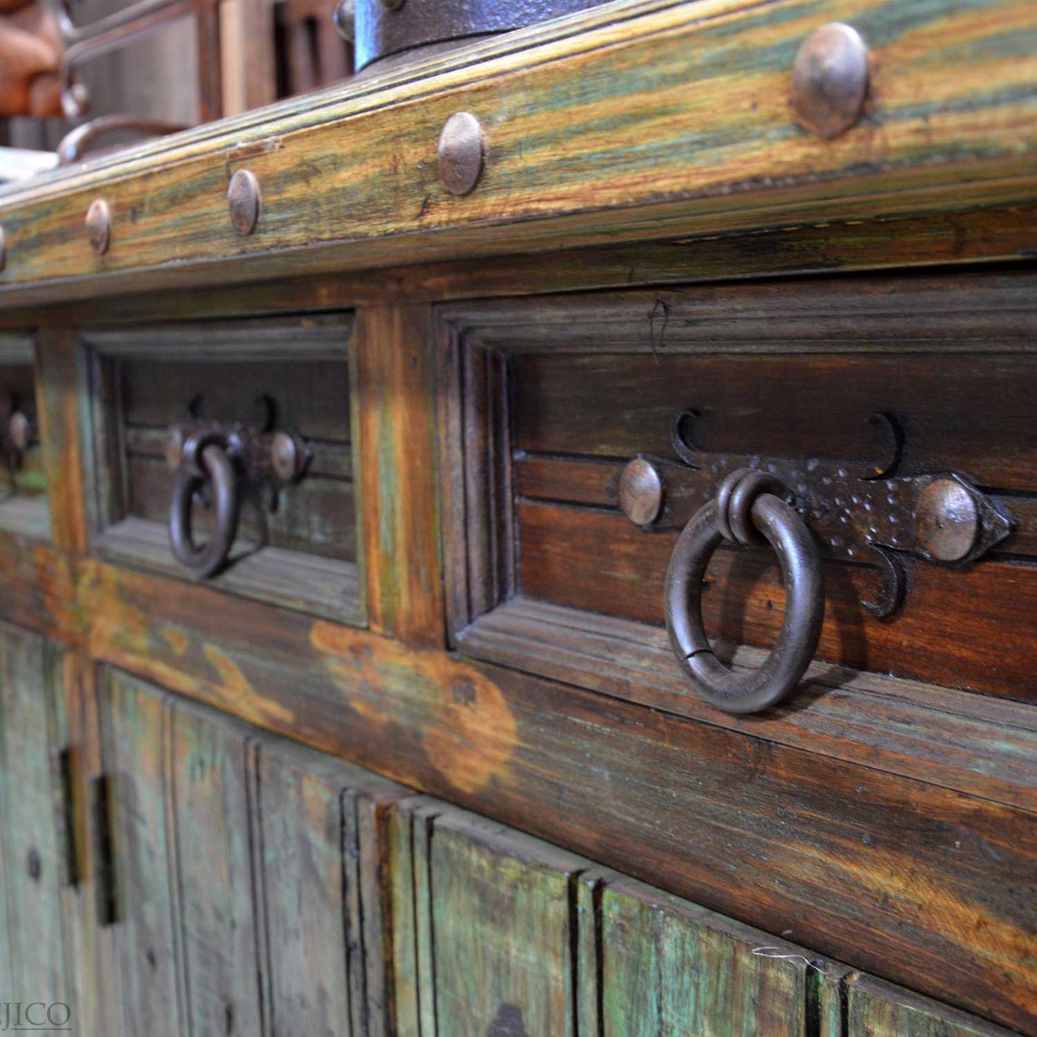 Rustic Cabinet Hardware Bail Pulls Iron Cabinet Pull