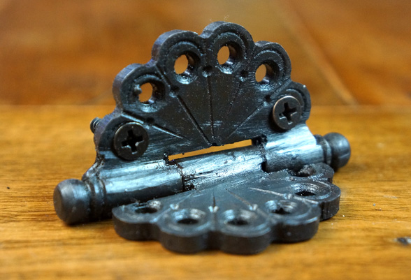 flower hinge, decorative hinge, wrought iron cabinet hardware