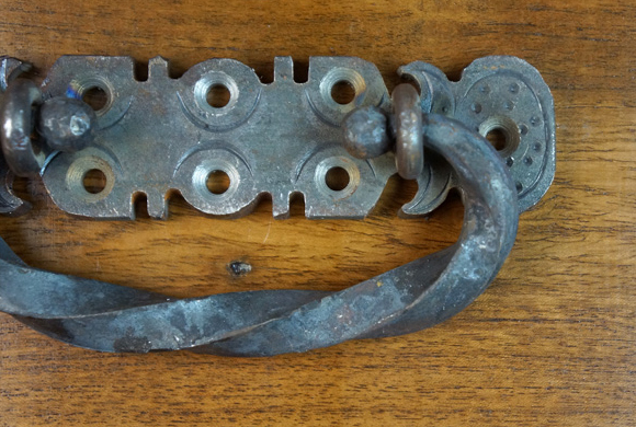 twisted pull, bail pulls, old world hardware, western pulls