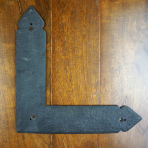 Colonial L Door Strap, Rustic Hardware, Iron Hardware for Doors