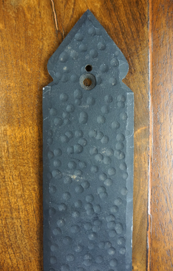 Colonial L Door Strap, Rustic Hardware, Iron Hardware for Doors