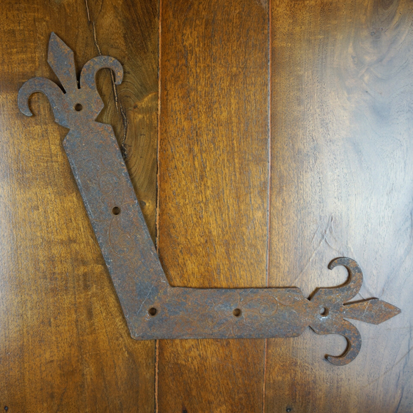 Colonial Iron Door Strap, Iron Hardware for Doors, Decorative Door Strap