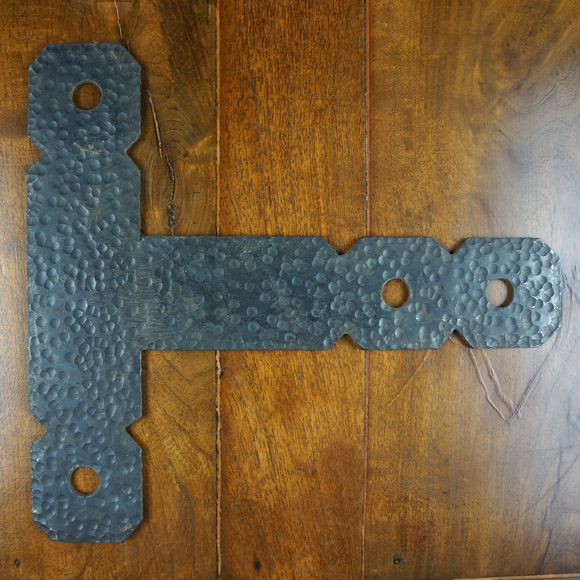 Old World T Door Strap, Rustic Hardware, Iron Hardware for Doors