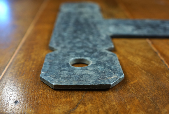 Old World T Door Strap, Rustic Hardware, Iron Hardware for Doors