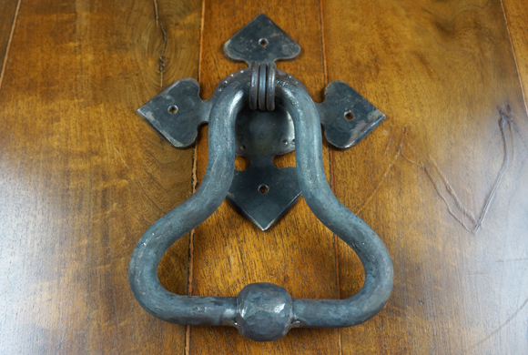 Colonial Iron Door Knocker, Decorative Door Hardware