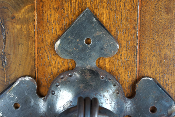 Colonial Iron Door Knocker, Decorative Door Hardware