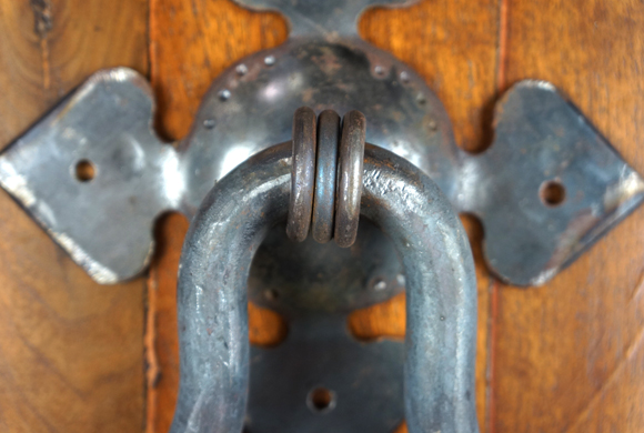 Colonial Iron Door Knocker, Decorative Door Hardware