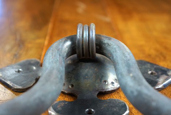 Colonial Iron Door Knocker, Decorative Door Hardware