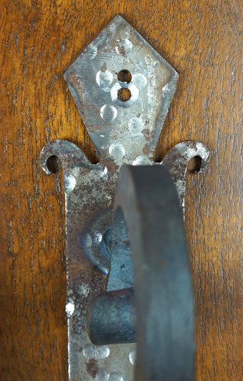 Decorative Iron Door Pull, Rustic Door Pulls, Antique Door Hardare