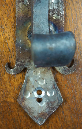 Decorative Iron Door Pull, Rustic Door Pulls, Antique Door Hardare