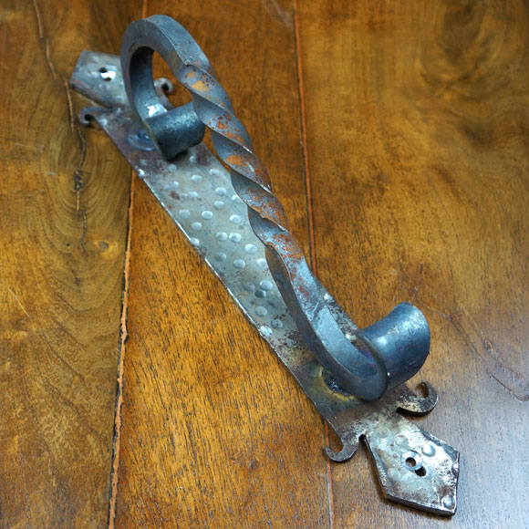 Decorative Iron Door Pull, Rustic Door Pulls, Antique Door Hardare