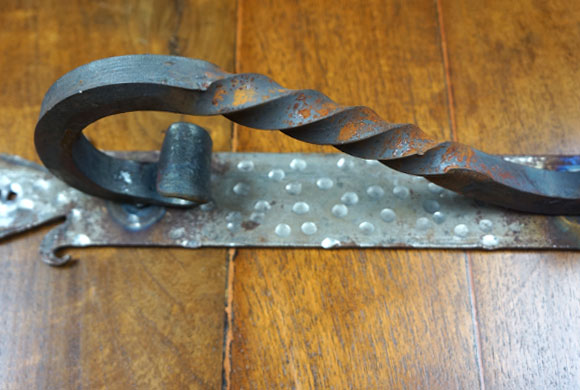 Decorative Iron Door Pull, Rustic Door Pulls, Antique Door Hardare