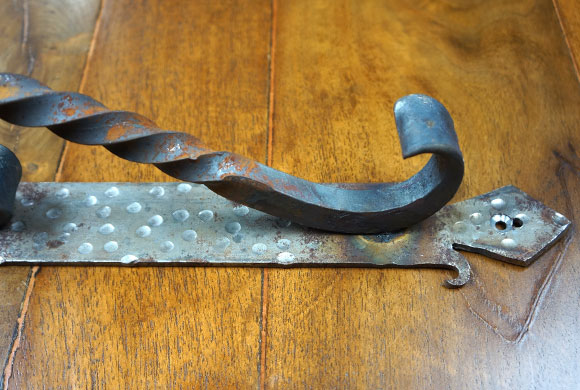 Decorative Iron Door Pull, Rustic Door Pulls, Antique Door Hardare