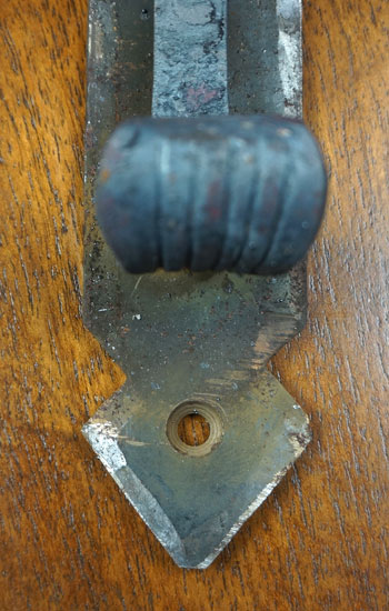 Decorative Iron Door Pull, Rustic Door Pulls, Antique Door Hardware