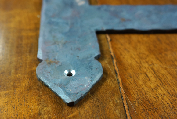 Colonial T Door Strap, Rustic Hardware, Iron Hardware for Doors