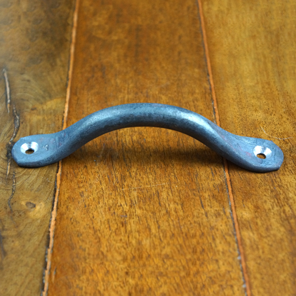 Forged Iron Pull, Modern Pull, Rustic Modern Hardware