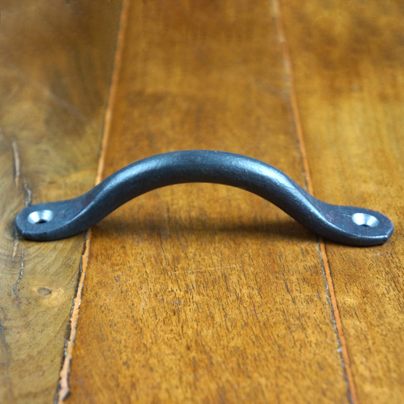 Forged Iron Pull, Modern Pull, Rustic Modern Hardware