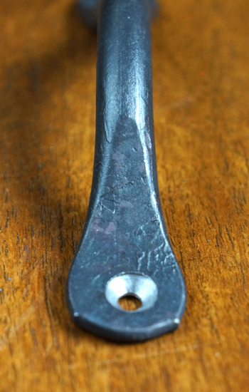 Forged Iron Pull, Modern Pull, Rustic Modern Hardware