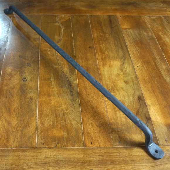 Forged Iron Handle, Modern Iron Door Pull, Rustic Door Pull, Iron Door Hardware