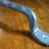 Forged Iron Handle, Modern Iron Door Pull, Rustic Door Pull, Iron Door Hardware