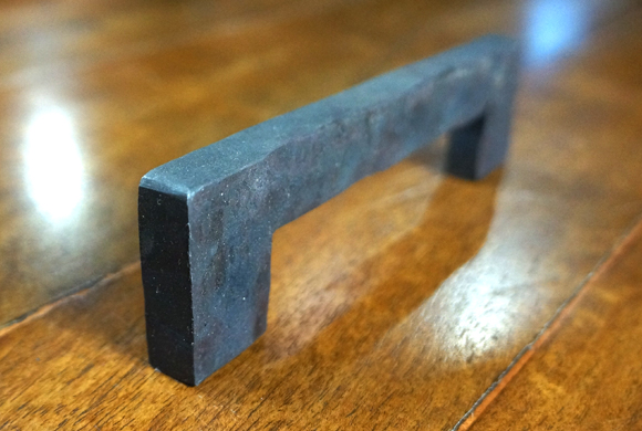 Iron Pull, Rustic Modern Pull, Rustic Cabinet Hardware, Rustic Drawer Pulls. Modern Hardware