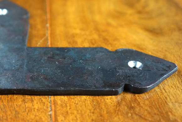 Large Spanish Colonial Door Strap, Rustic Hardware, Iron Hardware for Doors