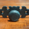 knob pull, rustic drawer pulls, wrought iron hardware