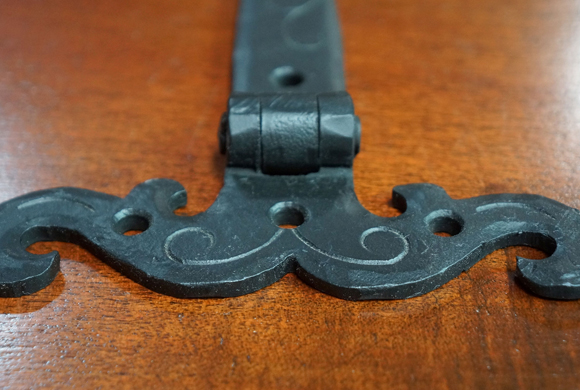 Leaf Hinge, antique strap hinges, mexican door hardware