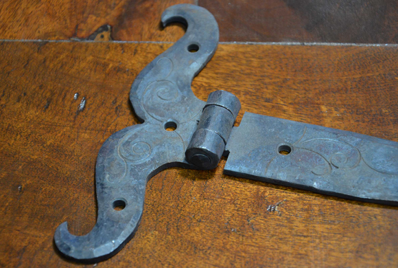 Leaf Hinge, antique strap hinges, mexican door hardware