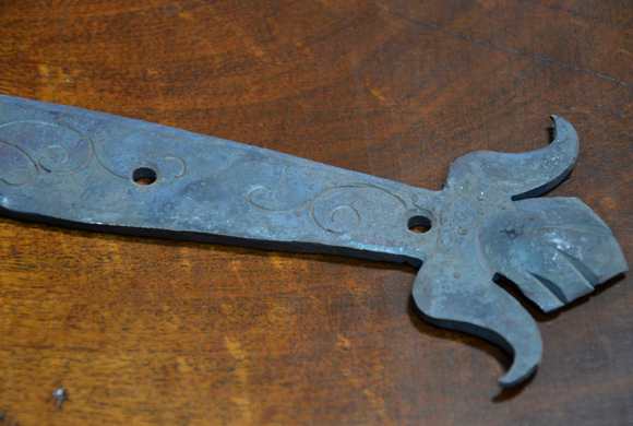 Leaf Hinge, antique strap hinges, mexican door hardware