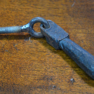 teardrop pull, rustic hardware for cabinets, hand forged hardware pull