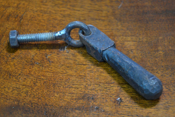 teardrop pull, rustic hardware for cabinets, hand forged hardware pull