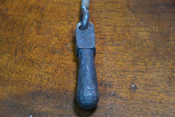 teardrop pull, rustic hardware for cabinets, hand forged hardware pull